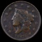 1837 plain cord, small letters U.S. coronet large cent