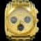 Estate Bulova Accutron gold-tone stainless steel man's wristwatch