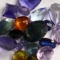Unmounted mixed natural gemstones