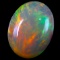 Unmounted opal cabochon