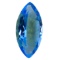 Unmounted blue topaz