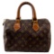 Authentic estate Louis Vuitton Speedy 25 canvas & leather bag