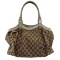 Authentic estate Gucci Sukey medium canvas & leather bag