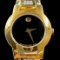 Estate Movado Amorosa gold-tone stainless steel with diamonds lady's wristwatch