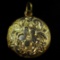 Estate 14K yellow gold locket pendant