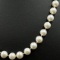 Authentic estate Mikimoto Blue Lagoon Akoya pearl necklace with 14K yellow gold clasp