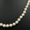 Estate cultured pearl necklace with 14K yellow gold clasp