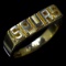 Estate 14K yellow gold Spurs ring