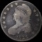 1824 U.S. draped bust half dollar