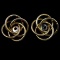 Estate 14K yellow gold earring-jackets