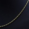Estate 14K yellow gold twisted rope chain