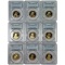 Continuous run of 9 certified 2000-S to 2008-S U.S. proof Sacagawea Native American dollars