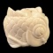 Genuine ivory koi fish in water hand-carved figurine
