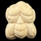 Genuine ivory lion head hand-carved figurine