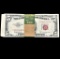 Lot of 50 consecutive serial-numbered 1953C U.S. $5 red seal legal tender banknotes