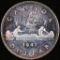 1947 Canada silver dollar