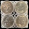 Lot of 4 20-piece rolls of uncirculated 1971 first-year-of-issue U.S. Eisenhower dollars