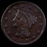 1839 type of 1840 U.S. braided hair large cent
