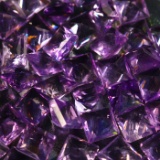 Unmounted natural amethyst gemstones
