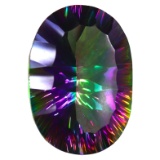 Unmounted rainbow mystic topaz