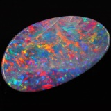 Unmounted natural opal doublet