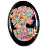 Unmounted opal triplet cameo