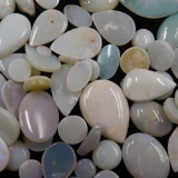 Unmounted natural opal cabochons