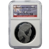 Certified 2007 Australia $1 silver Koala