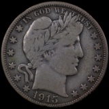 1915 U.S. Barber half dollar