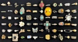 Lot of 72 estate fashion rings