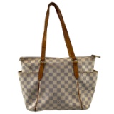 Authentic estate Louis Vuitton Totally PM canvas & leather bag