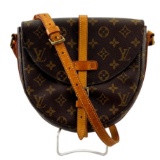 Authentic estate Louis Vuitton Chantilly PM canvas & leather bag