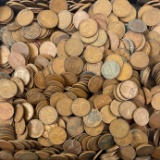 Lot of 1,000 U.S. wheat cents