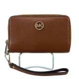 Authentic estate Michael Kors leather wallet wristlet