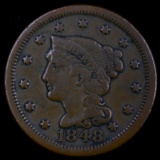 1848 U.S. coronet large cent