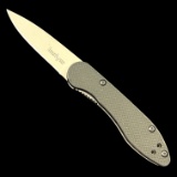 Near-new Kershaw 8Cr13MoV black folding knife by Lee Williams