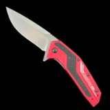 Estate Kershaw Speedsafe 1688RD red folding knife