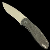 Estate Kershaw 1670S30V black folding knife by Ken Onion