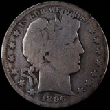 1896-S U.S. Barber half dollar