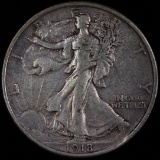 1918 U.S. walking Liberty half dollar