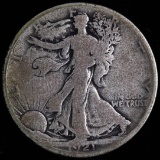 1921-S U.S. walking Liberty half dollar