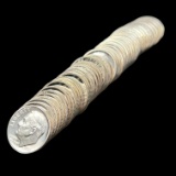 Roll of 50 proof U.S. silver dimes from 1955-1964