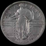 1917 type I U.S. standing Liberty quarter