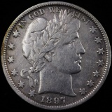 1897 U.S. Barber half dollar