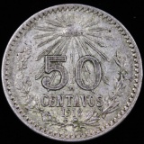 1918 Mexico 50 centavo