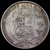 1873 Peru sol