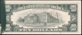 1981A error U.S. $10 green seal Federal Reserve banknote