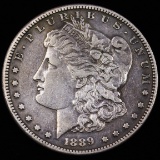 1889-S U.S. Morgan silver dollar