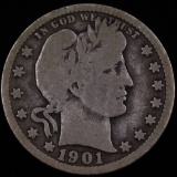 1901-O U.S. Barber quarter