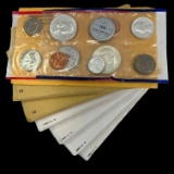 Lot of 7 U.S. silver Mint sets